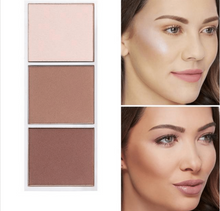 Load image into Gallery viewer, Glam Trio Palette - Matte Contour
